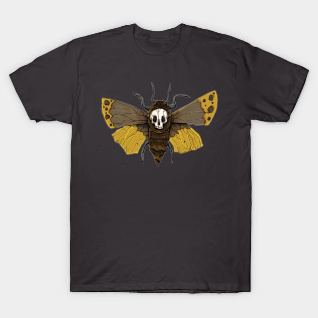 Deathhead moth T-Shirt by URBNPOP